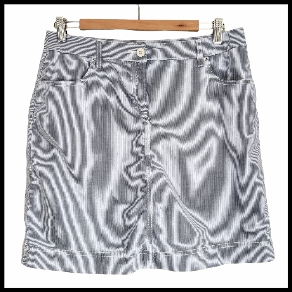 ⭐️3/$25⭐️ Karen Scott Women's Petite Striped Skort